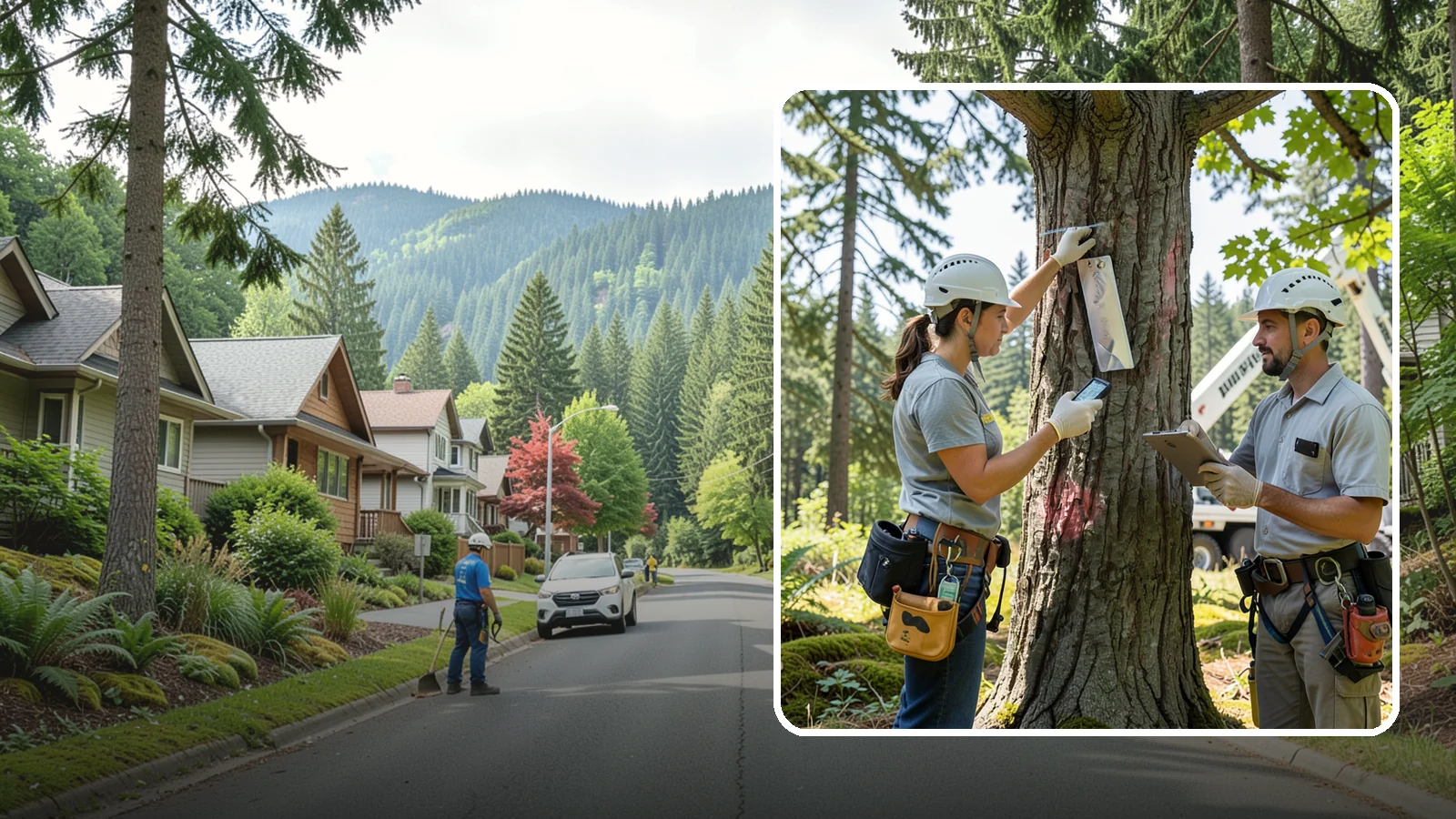 GPS tree inventory in Darrington, Snohomish County, WA - A location-based inventory of trees using GPS.
