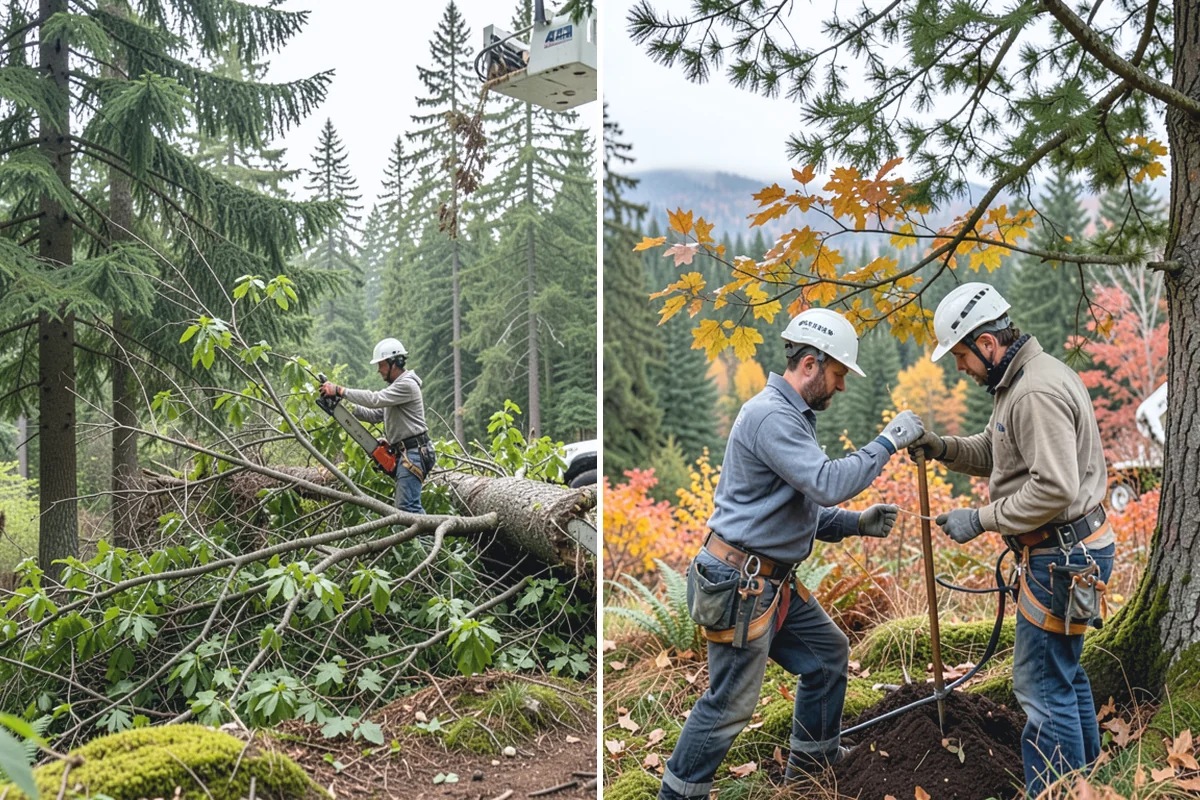 GPS tree inventory in Darrington, Snohomish County, WA - Gather site and tree information