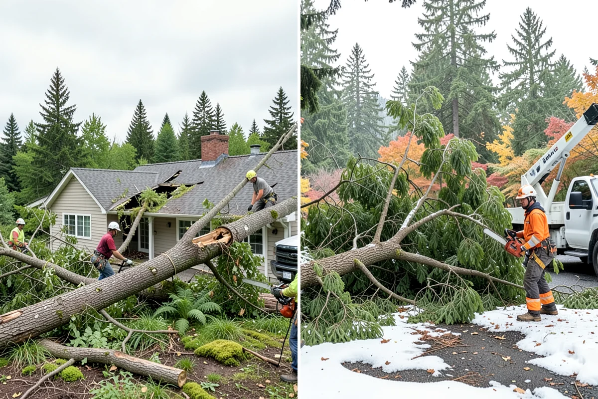 GPS tree inventory in DuPont, Pierce County, WA - Gather site and tree information
