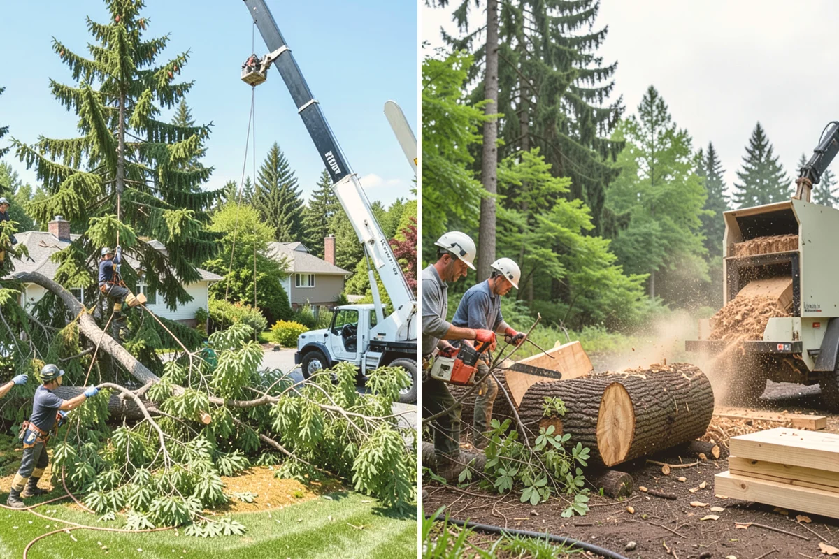 GPS tree inventory in Eatonville, Pierce County, WA - Gather site and tree information