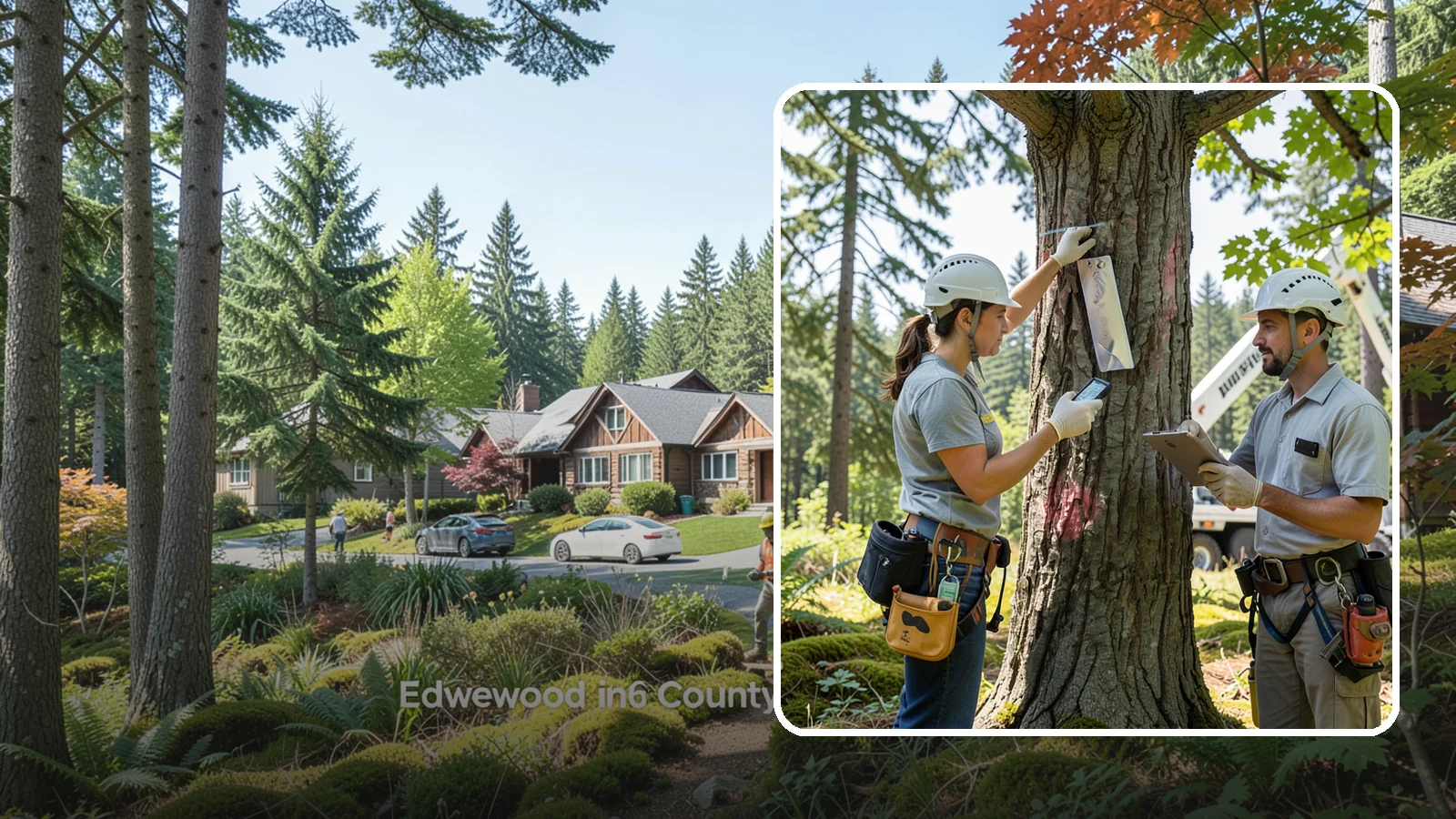 GPS tree inventory in Edgewood, Pierce County, WA - A location-based inventory of trees using GPS.