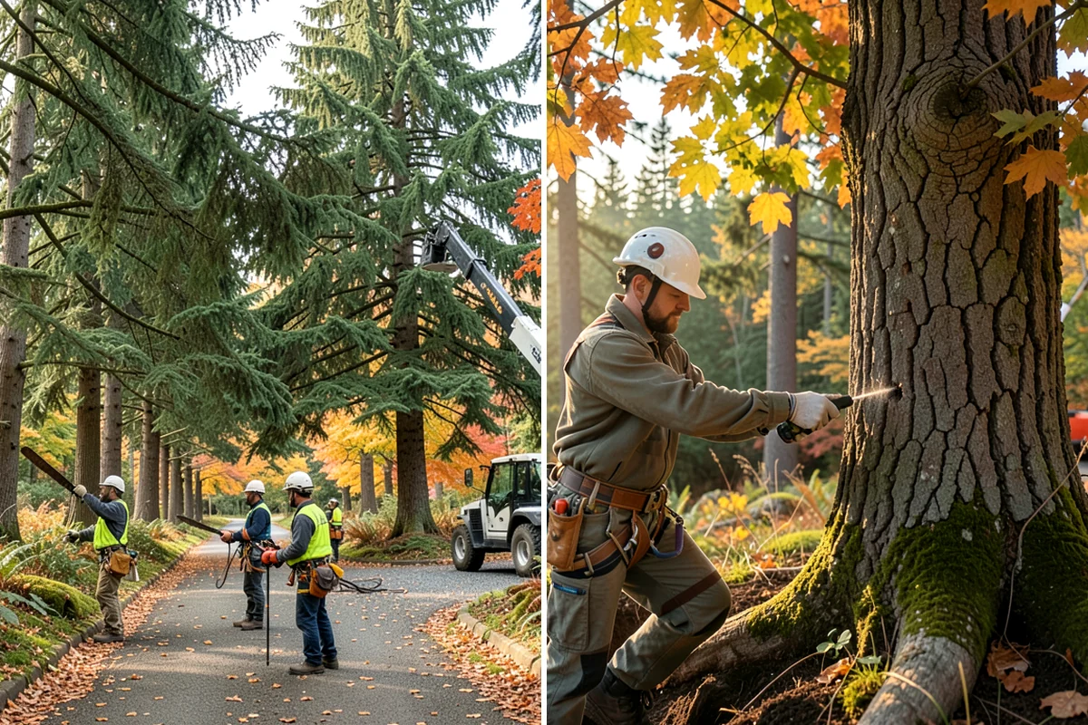GPS tree inventory in Enumclaw, King County, WA - Gather site and tree information