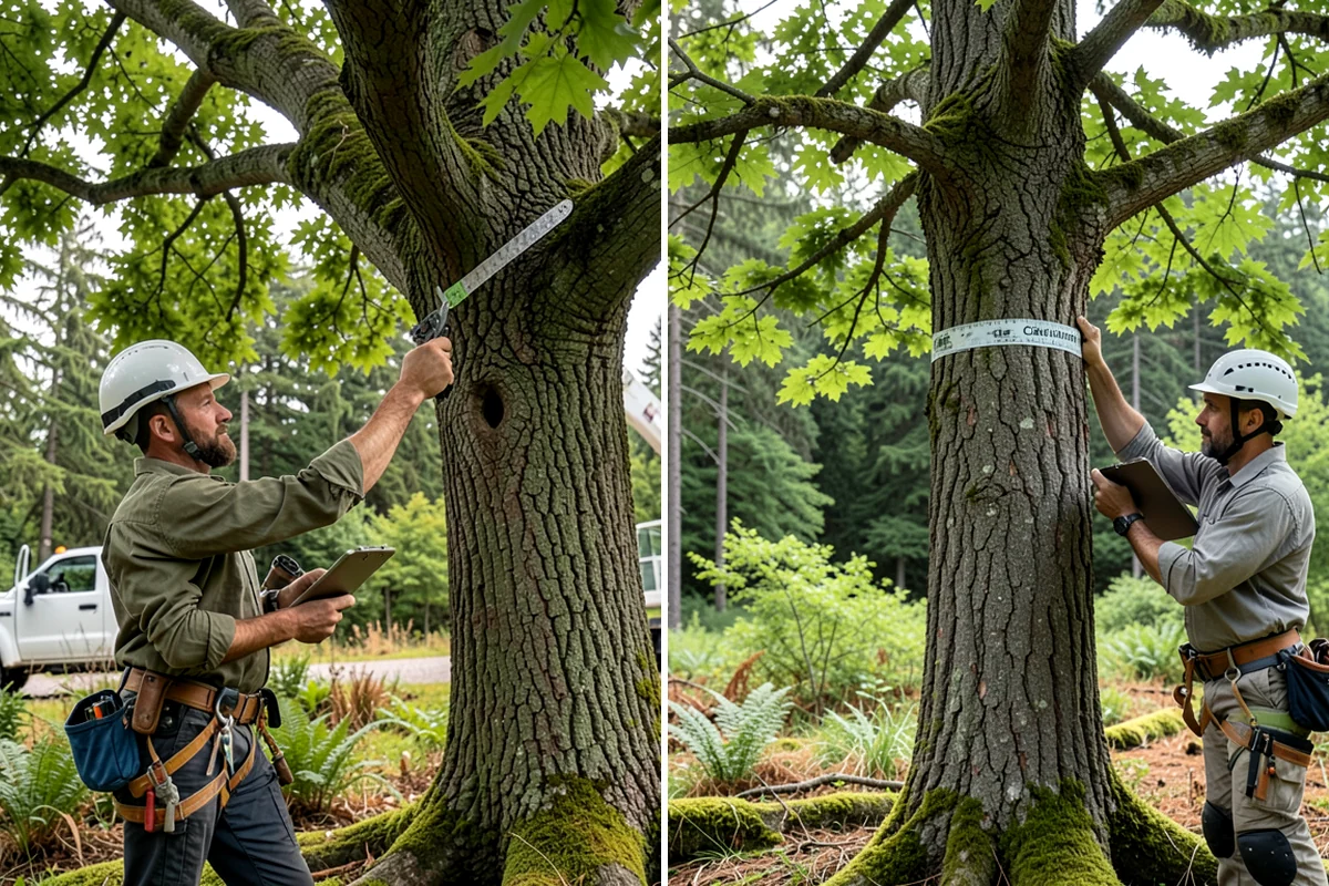 GPS tree inventory in Everett, Snohomish County, WA - Gather site and tree information