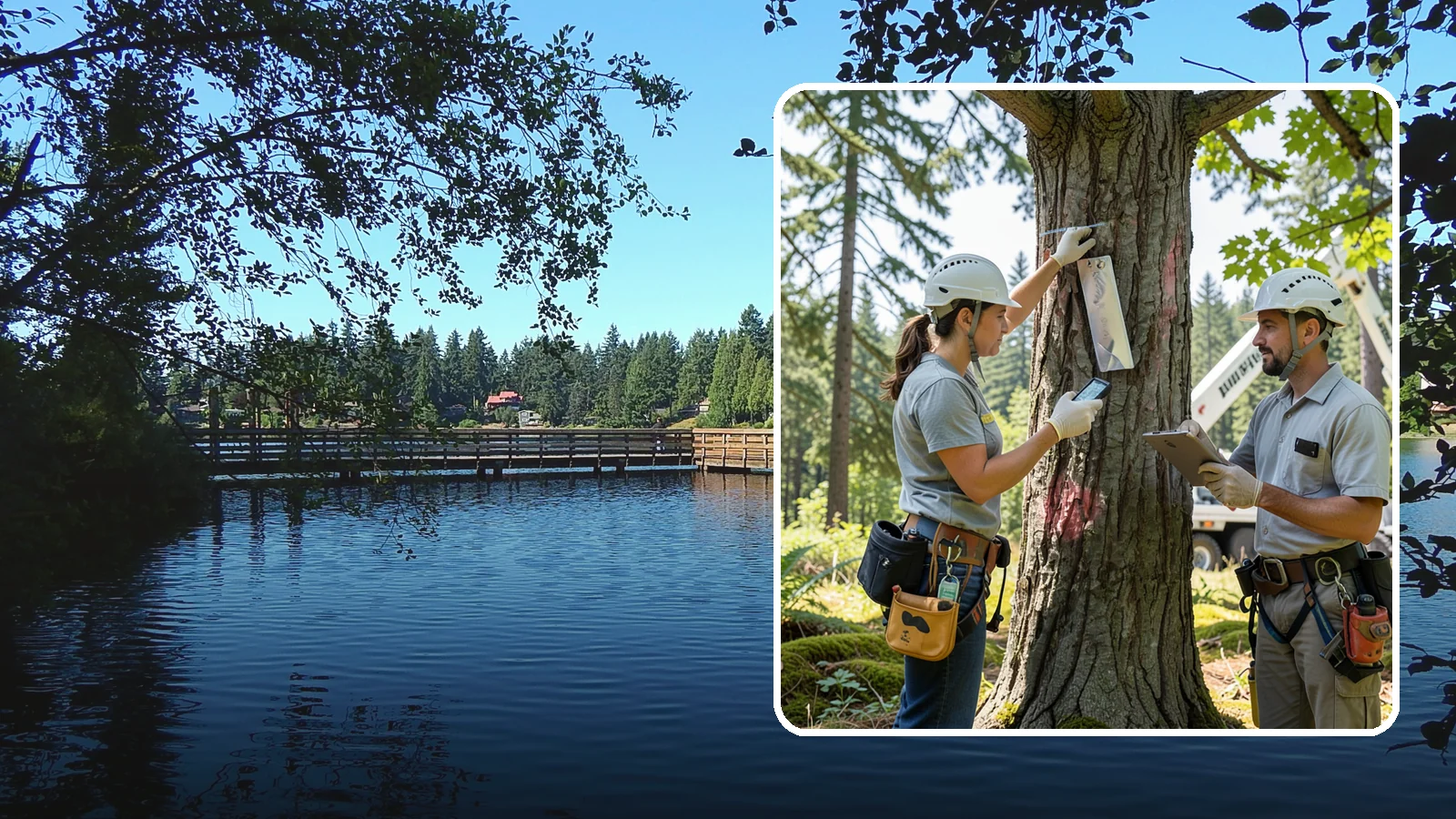 GPS tree inventory in Federal Way, King County, WA - A location-based inventory of trees using GPS.