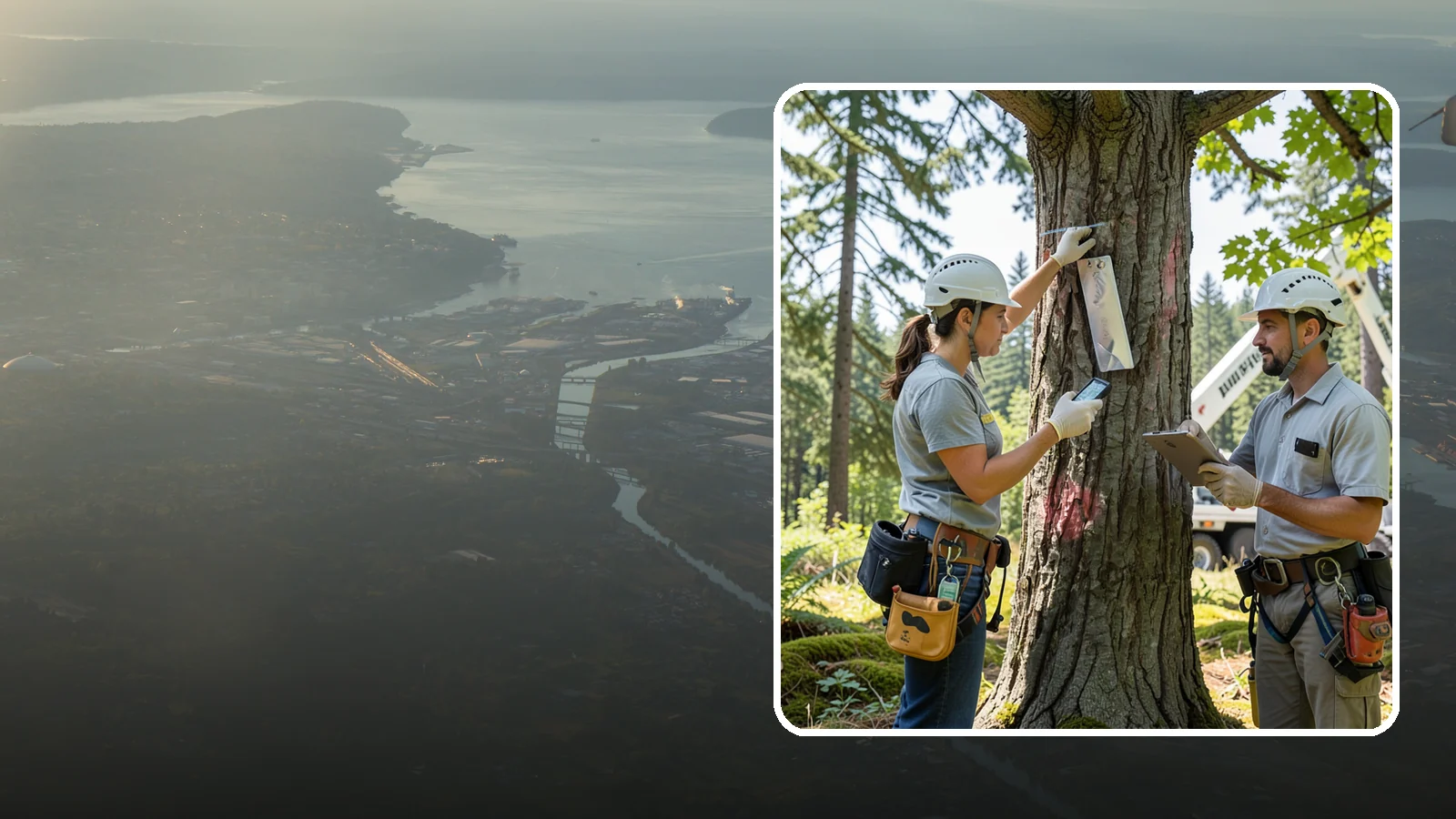 GPS tree inventory in Fife, Pierce County, WA - A location-based inventory of trees using GPS.