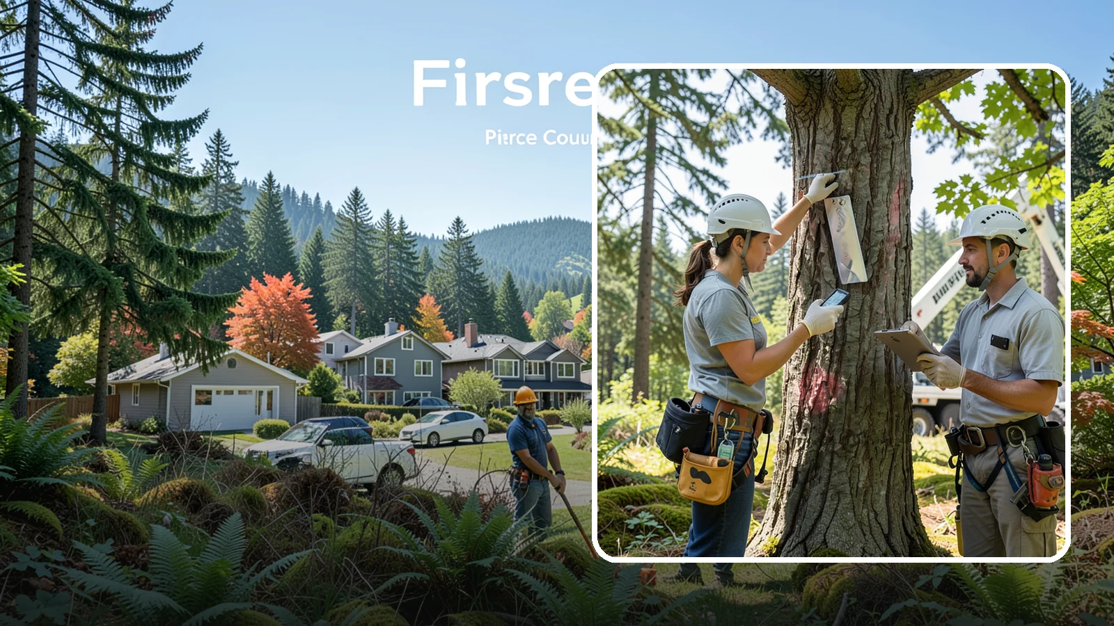 GPS tree inventory in Fircrest, Pierce County, WA - A location-based inventory of trees using GPS.