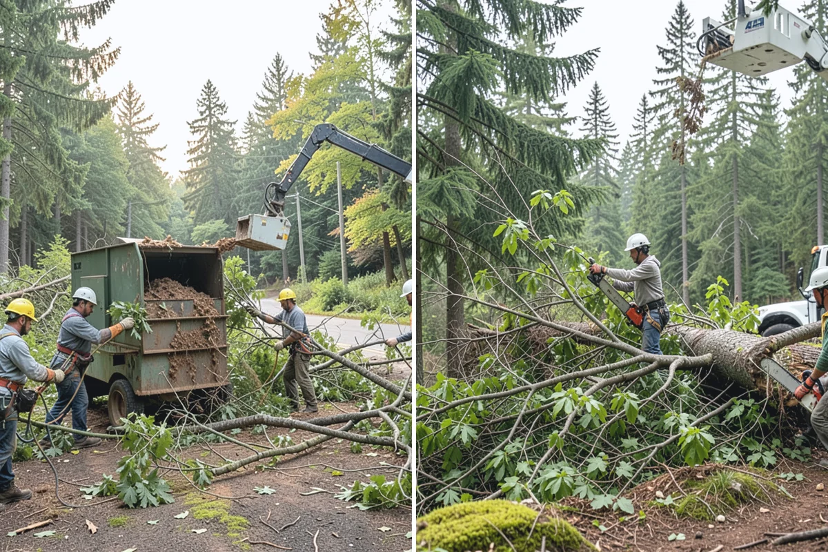 GPS tree inventory in Hamilton, Skagit County, WA - Gather site and tree information