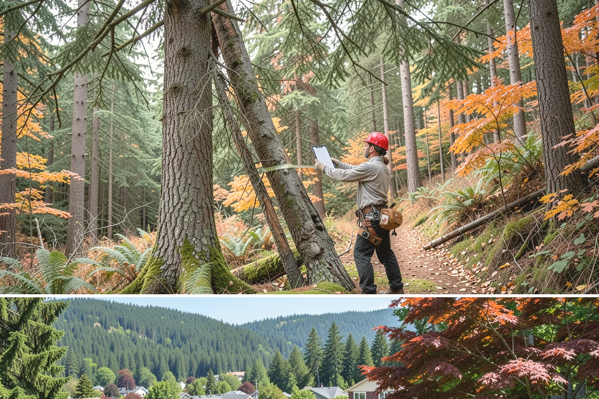 GPS tree inventory in Index, Snohomish County, WA - Work can be performed year-round in the Puget Sound climate but may require adjusted access methods for snow-covered ground or...
