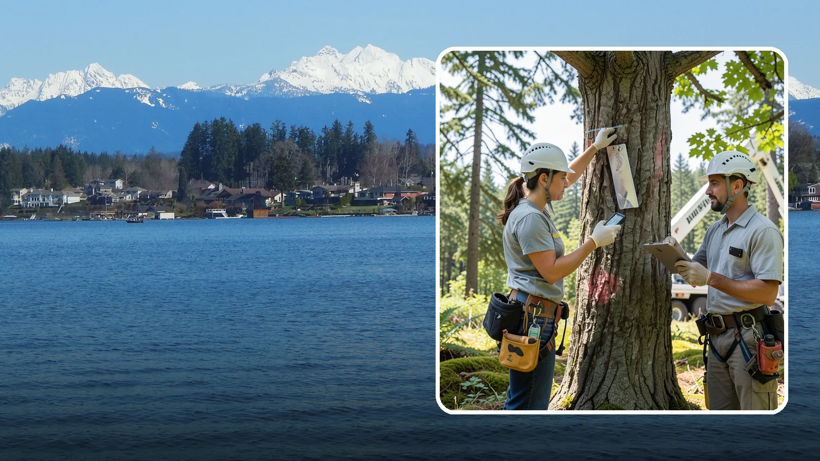 GPS tree inventory in Lake Stevens, Snohomish County, WA - A location-based inventory of trees using GPS.
