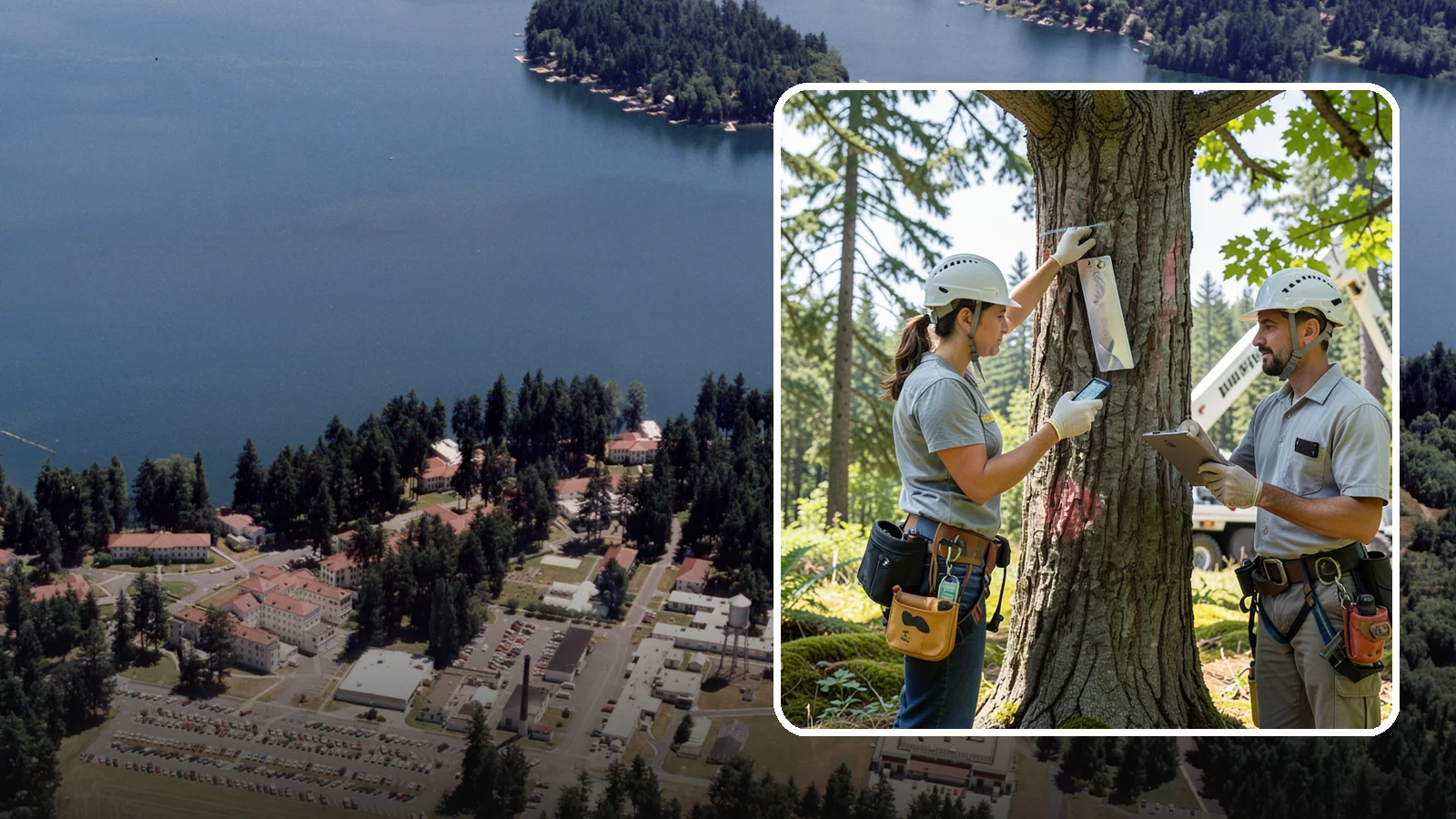GPS tree inventory in Lakewood, Pierce County, WA - A location-based inventory of trees using GPS.