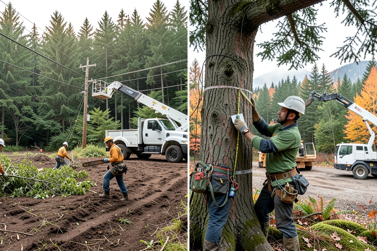 GPS tree inventory in Lyman, Skagit County, WA - Gather site and tree information