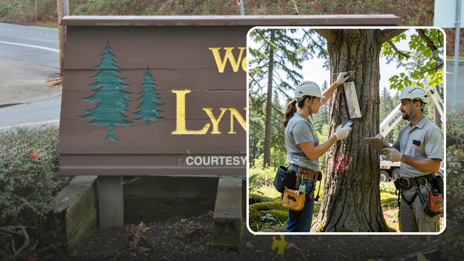 GPS tree inventory in Lynnwood, Snohomish County, WA - A location-based inventory of trees using GPS.