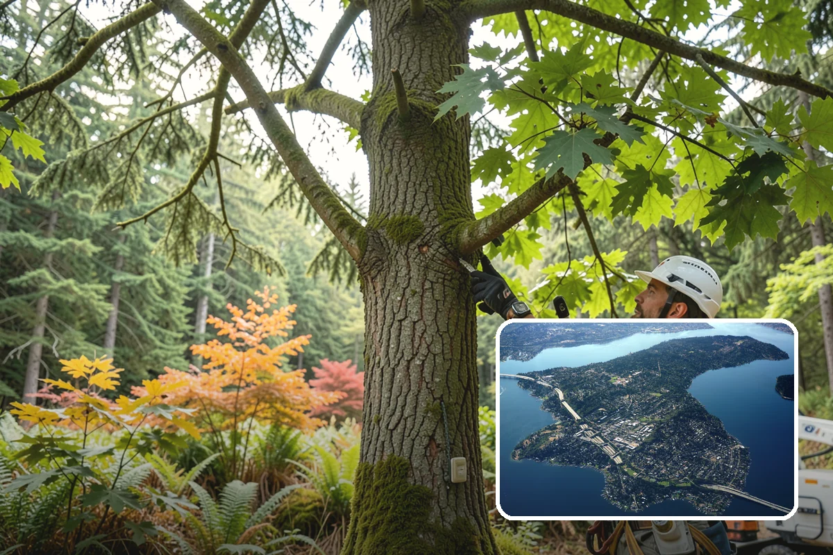 GPS tree inventory in Mercer Island, King County, WA - Provides expert, objective guidance