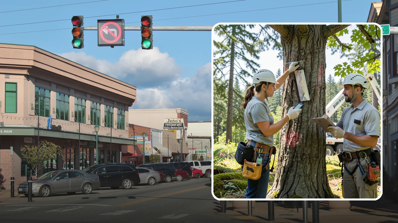 GPS tree inventory in Monroe, Snohomish County, WA - A location-based inventory of trees using GPS.