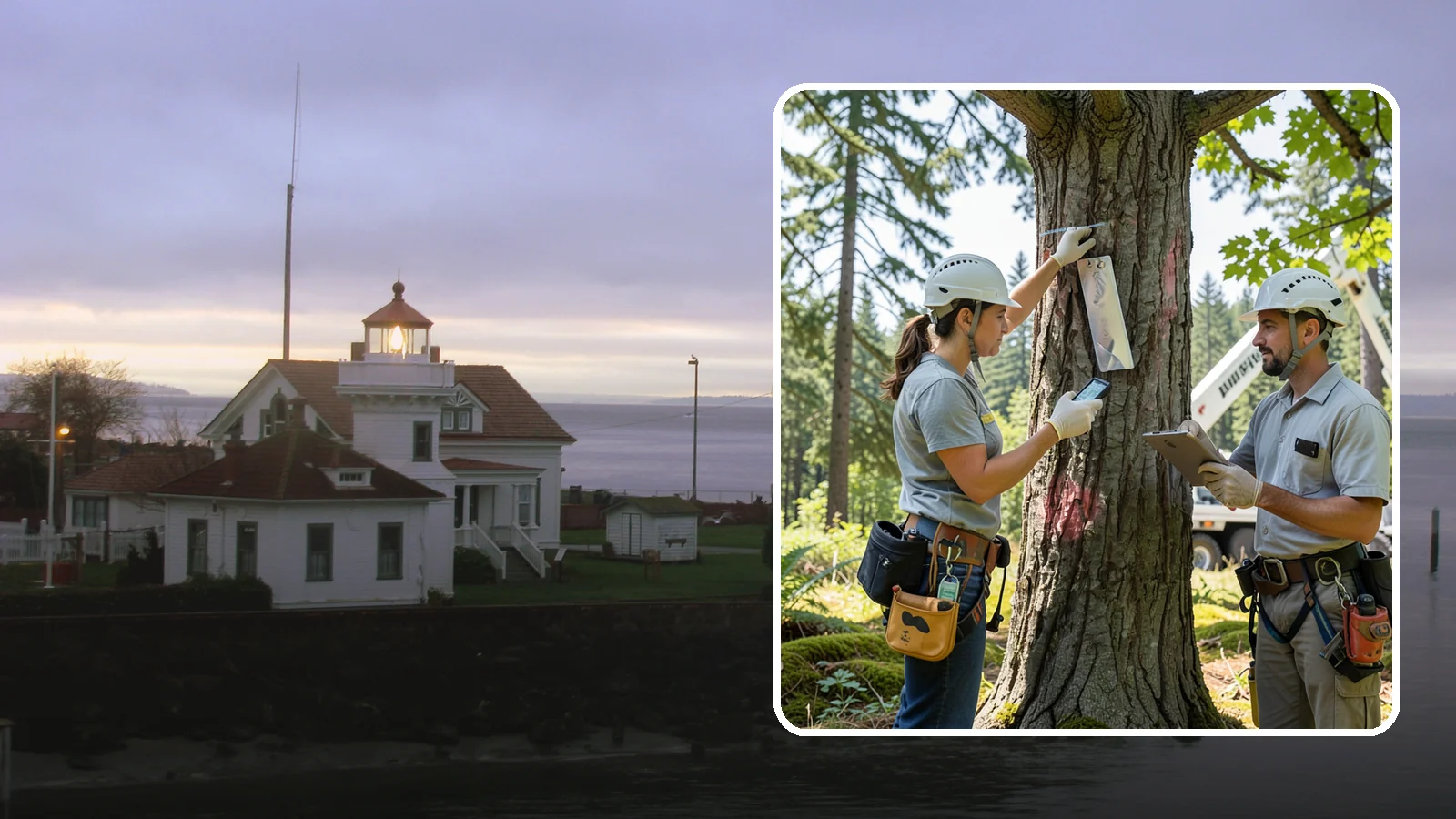 GPS tree inventory in Mukilteo, Snohomish County, WA - A location-based inventory of trees using GPS.