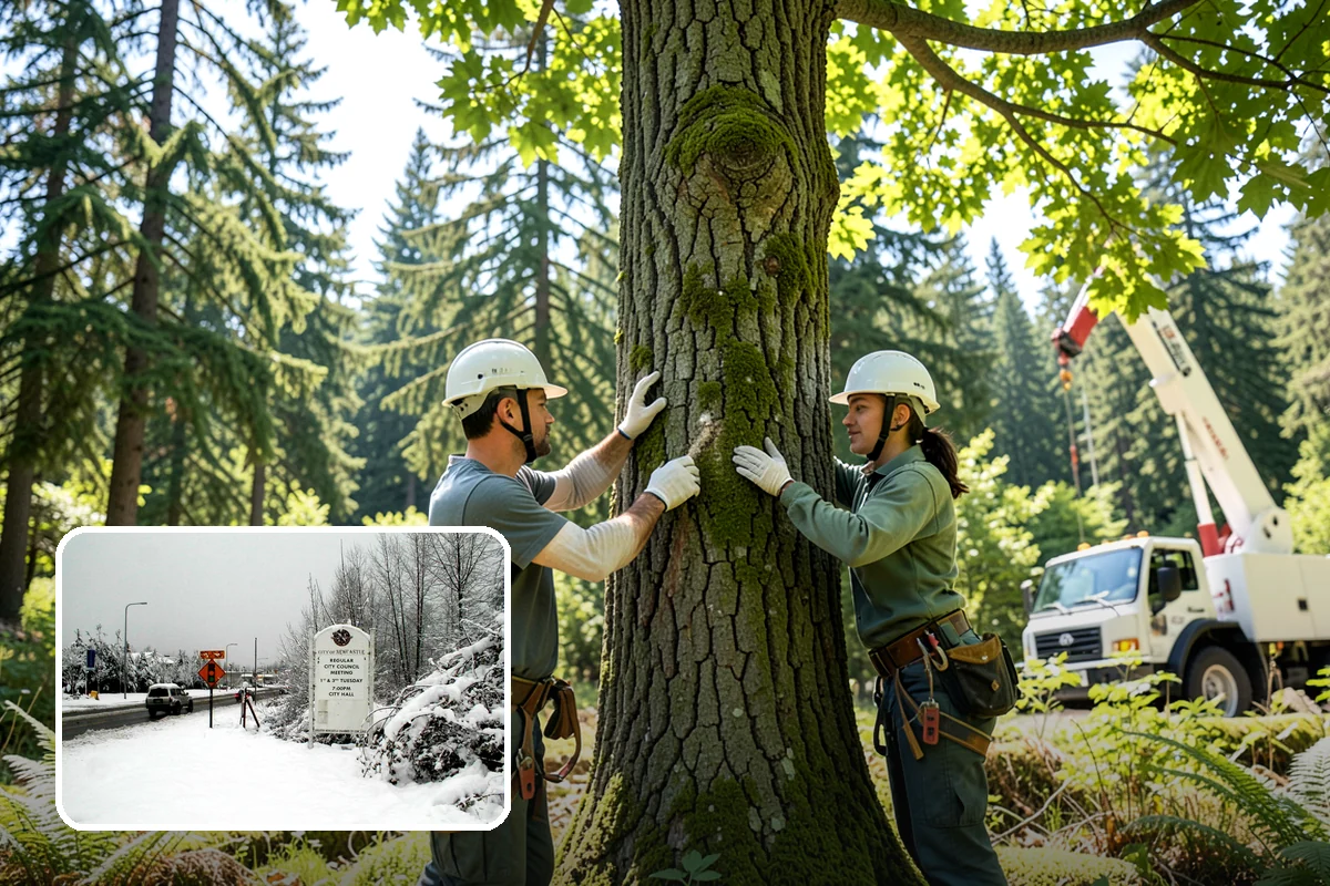 GPS tree inventory in Newcastle, King County, WA - Provides expert, objective guidance
