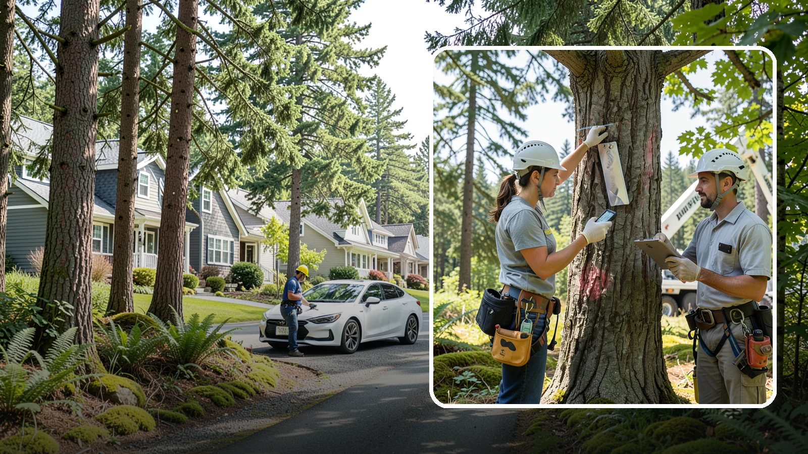 GPS tree inventory in Normandy Park, King County, WA - A location-based inventory of trees using GPS.