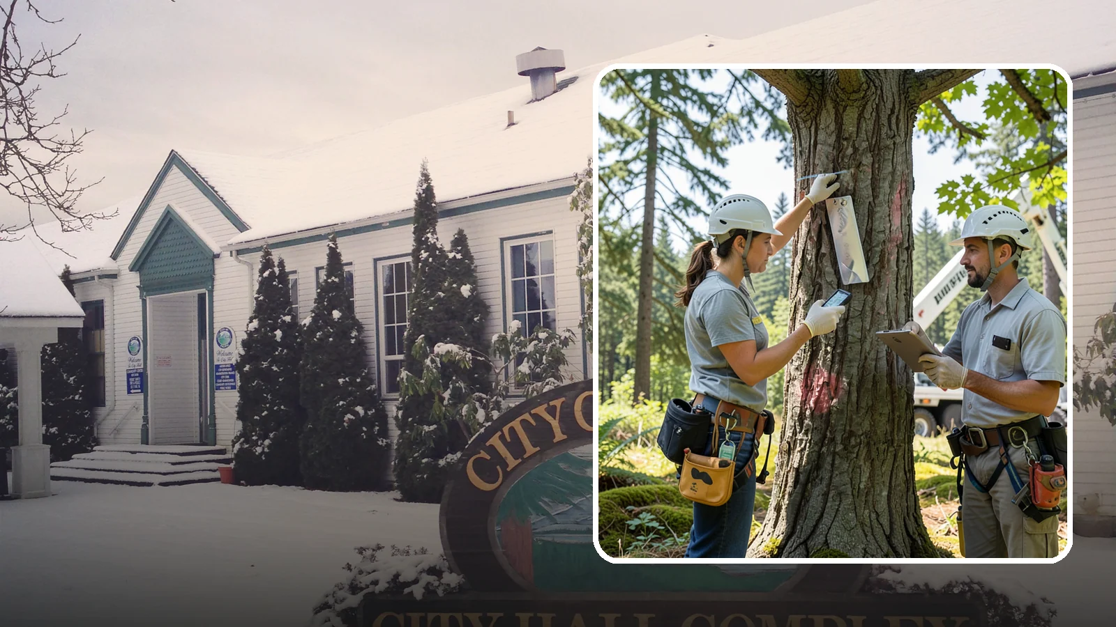 GPS tree inventory in Pacific, King County, WA - A location-based inventory of trees using GPS.
