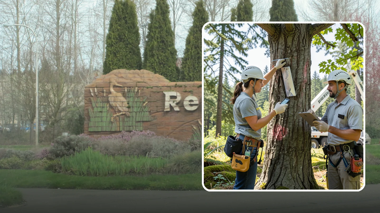 GPS tree inventory in Renton, King County, WA - A location-based inventory of trees using GPS.