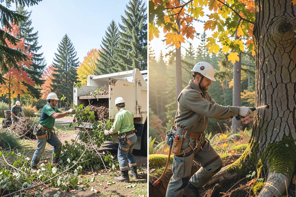 GPS tree inventory in Roy, Pierce County, WA - Gather site and tree information