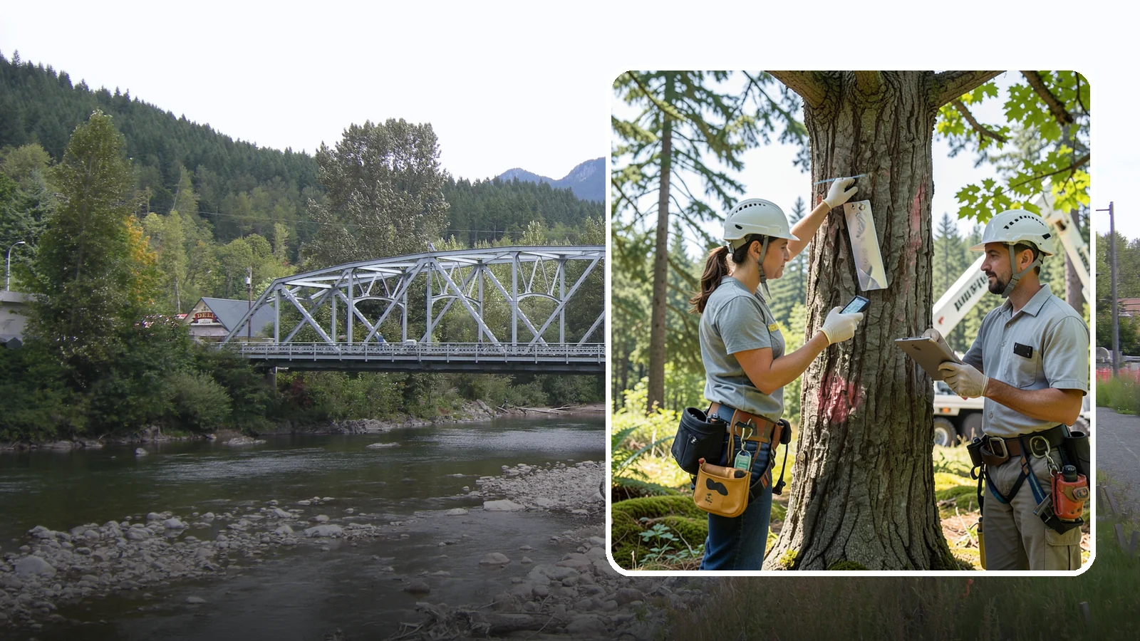 GPS tree inventory in Skykomish, King County, WA - A location-based inventory of trees using GPS.