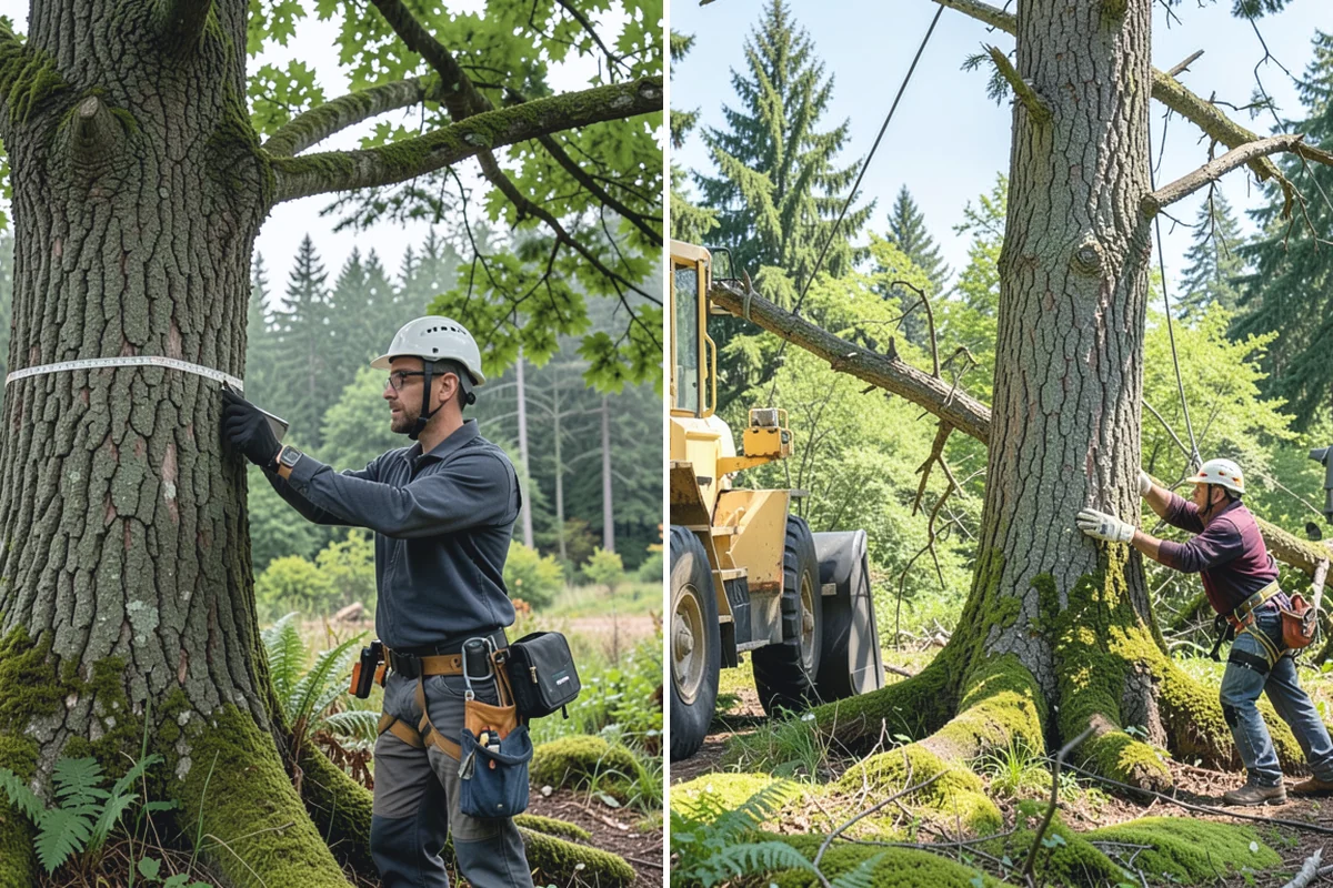 GPS tree inventory in Skykomish, King County, WA - Gather site and tree information