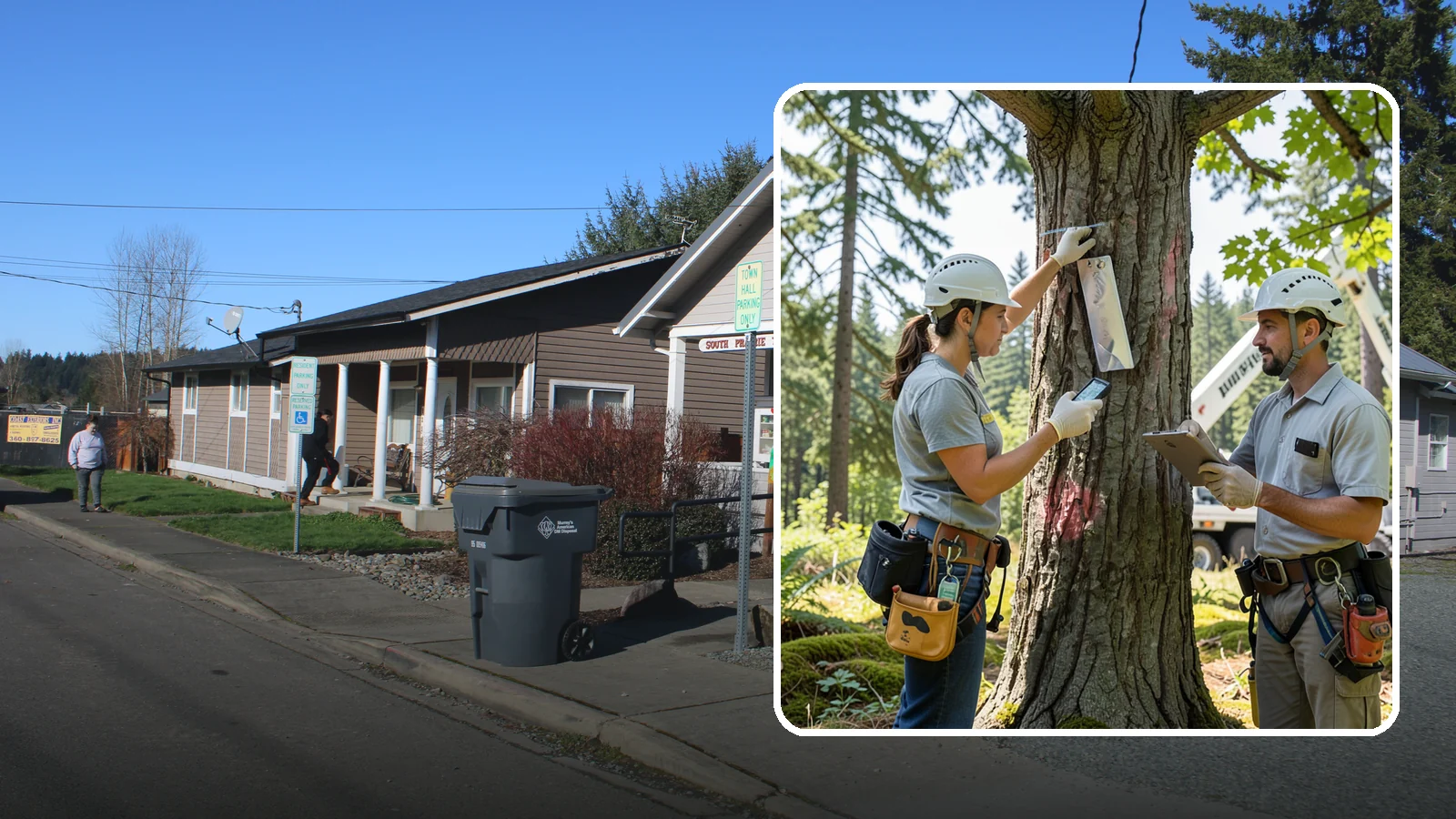 GPS tree inventory in South Prairie, Pierce County, WA - A location-based inventory of trees using GPS.