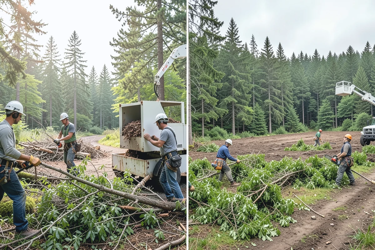 GPS tree inventory in South Prairie, Pierce County, WA - Gather site and tree information