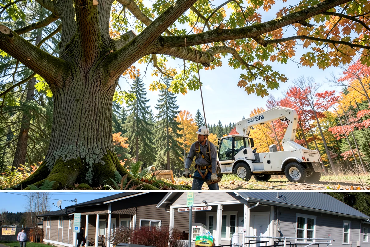 GPS tree inventory in South Prairie, Pierce County, WA - Work can be performed year-round in the Puget Sound climate but may require adjusted access methods for snow-covered ground or...