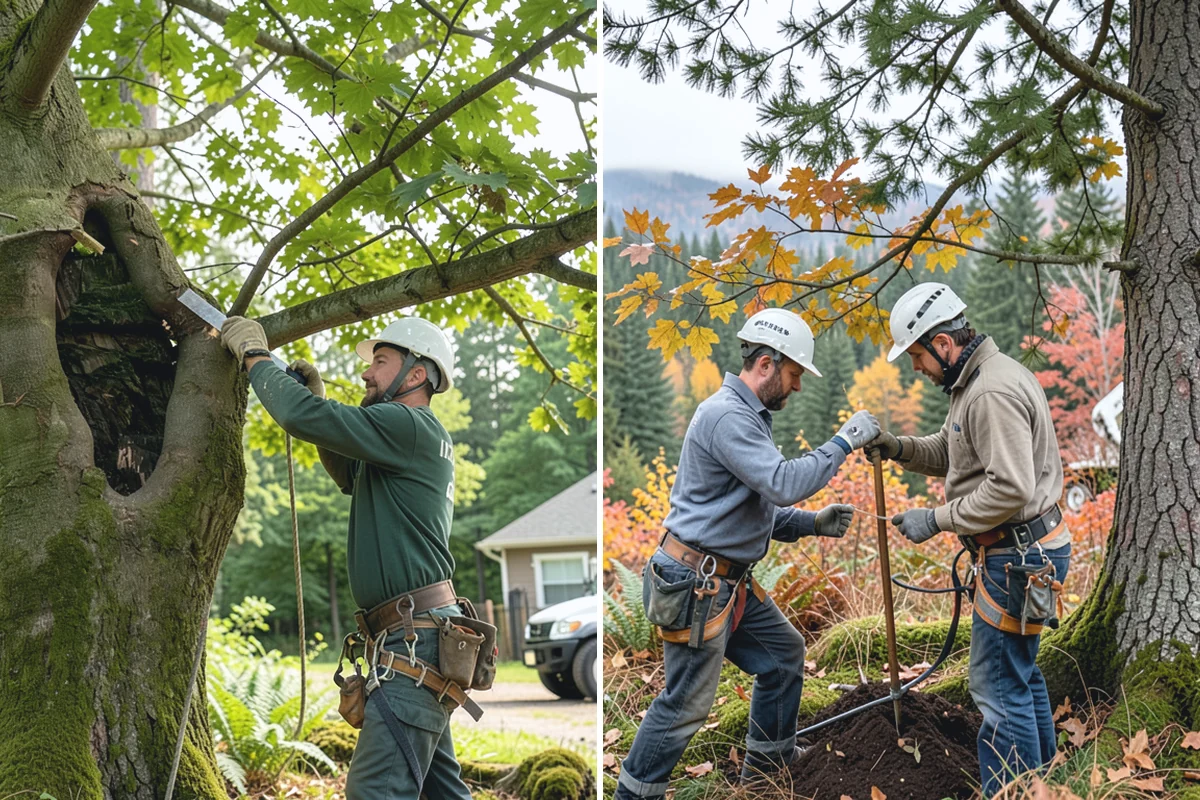 GPS tree inventory in Sumner, Pierce County, WA - Gather site and tree information