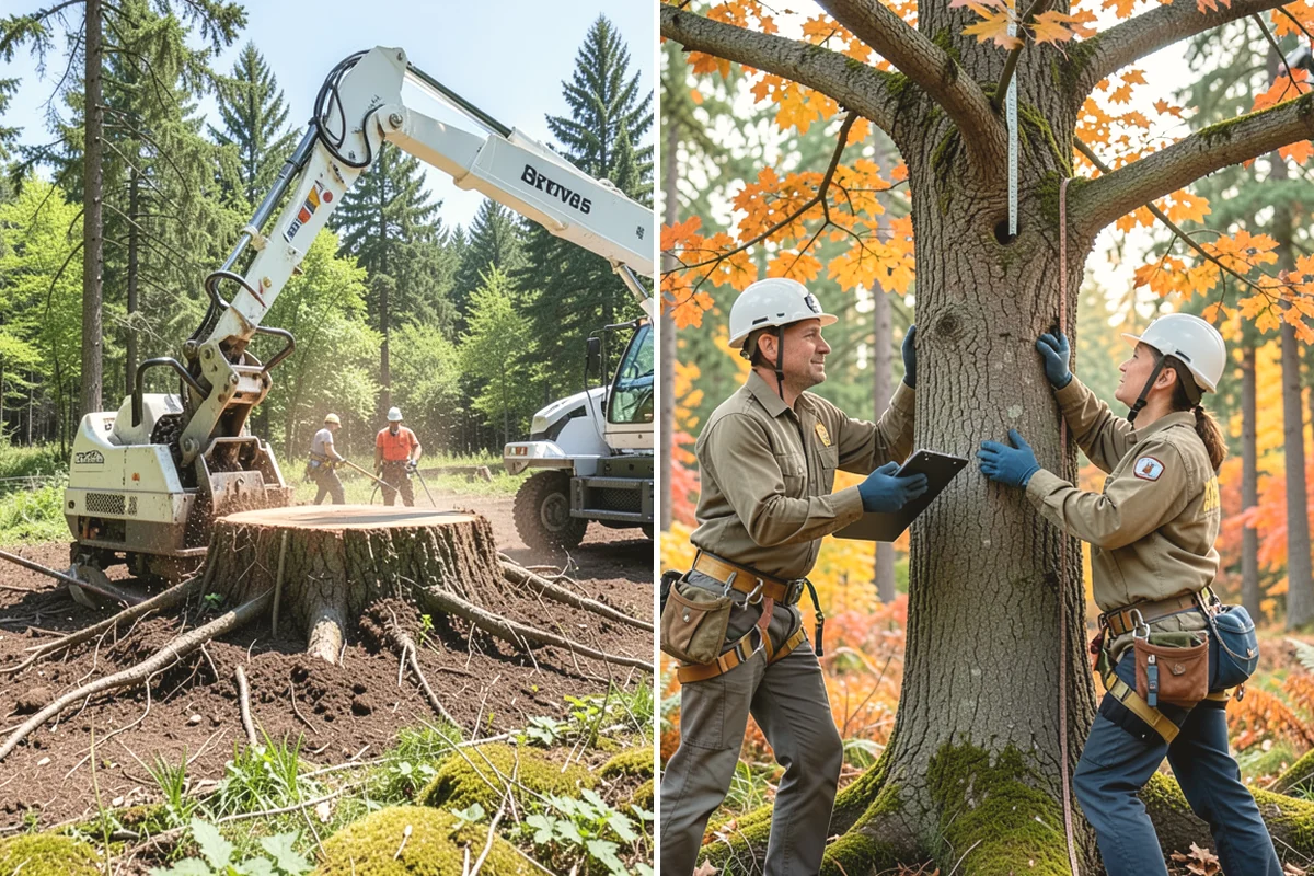 GPS tree inventory in University Place, Pierce County, WA - Gather site and tree information