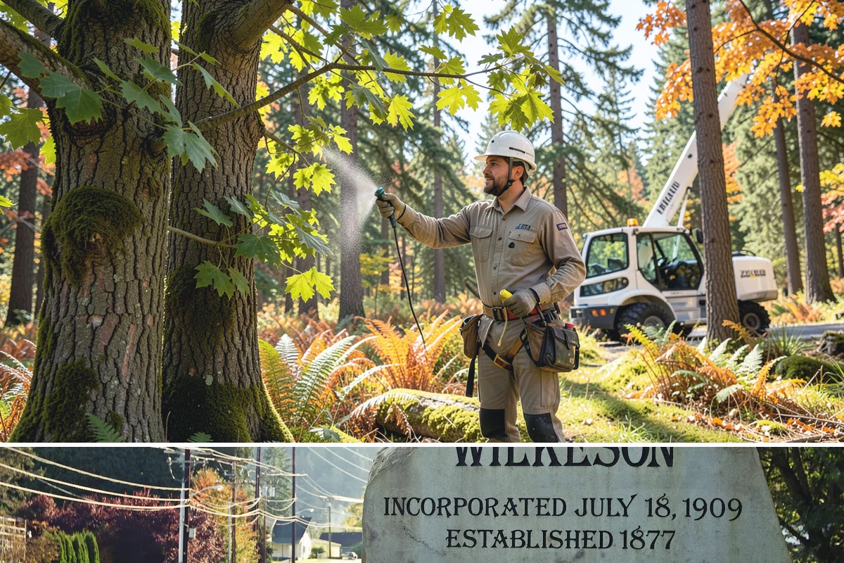 GPS tree inventory in Wilkeson, Pierce County, WA - Work can be performed year-round in the Puget Sound climate but may require adjusted access methods for snow-covered ground or...