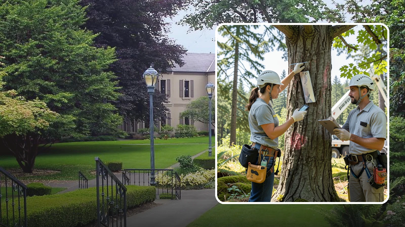 GPS tree inventory in Woodinville, King County, WA - A location-based inventory of trees using GPS.