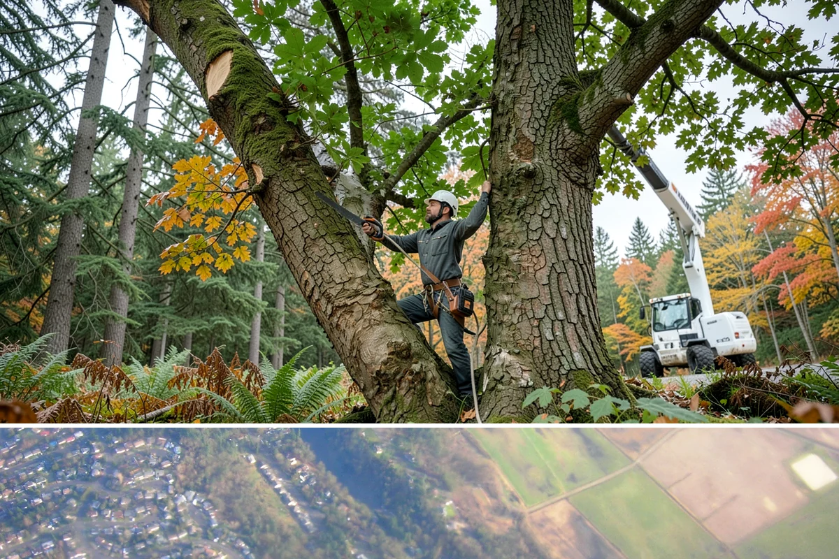 Green waste hauling in Algona, King County, WA - This service is performed year-round to clear organic debris after tree work but may face challenges during wet seasons when high...