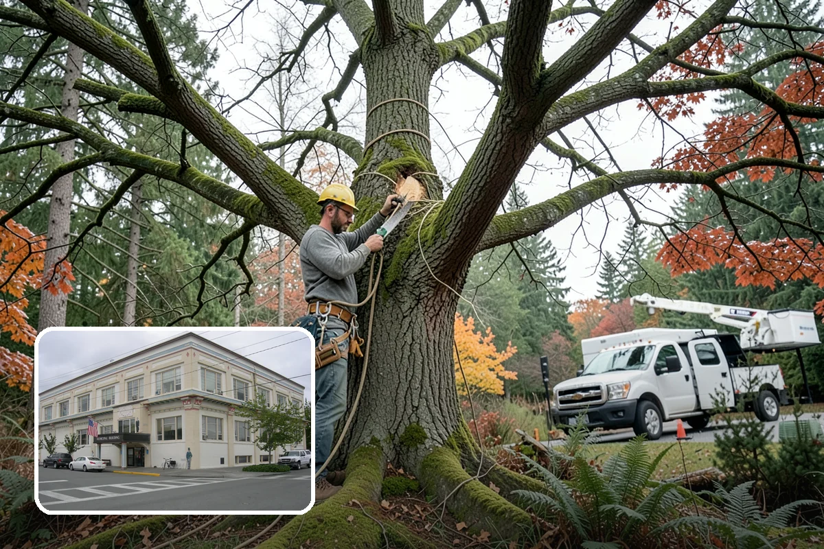 Green waste hauling in Anacortes, Skagit County, WA - Turns removed wood and debris into usable products