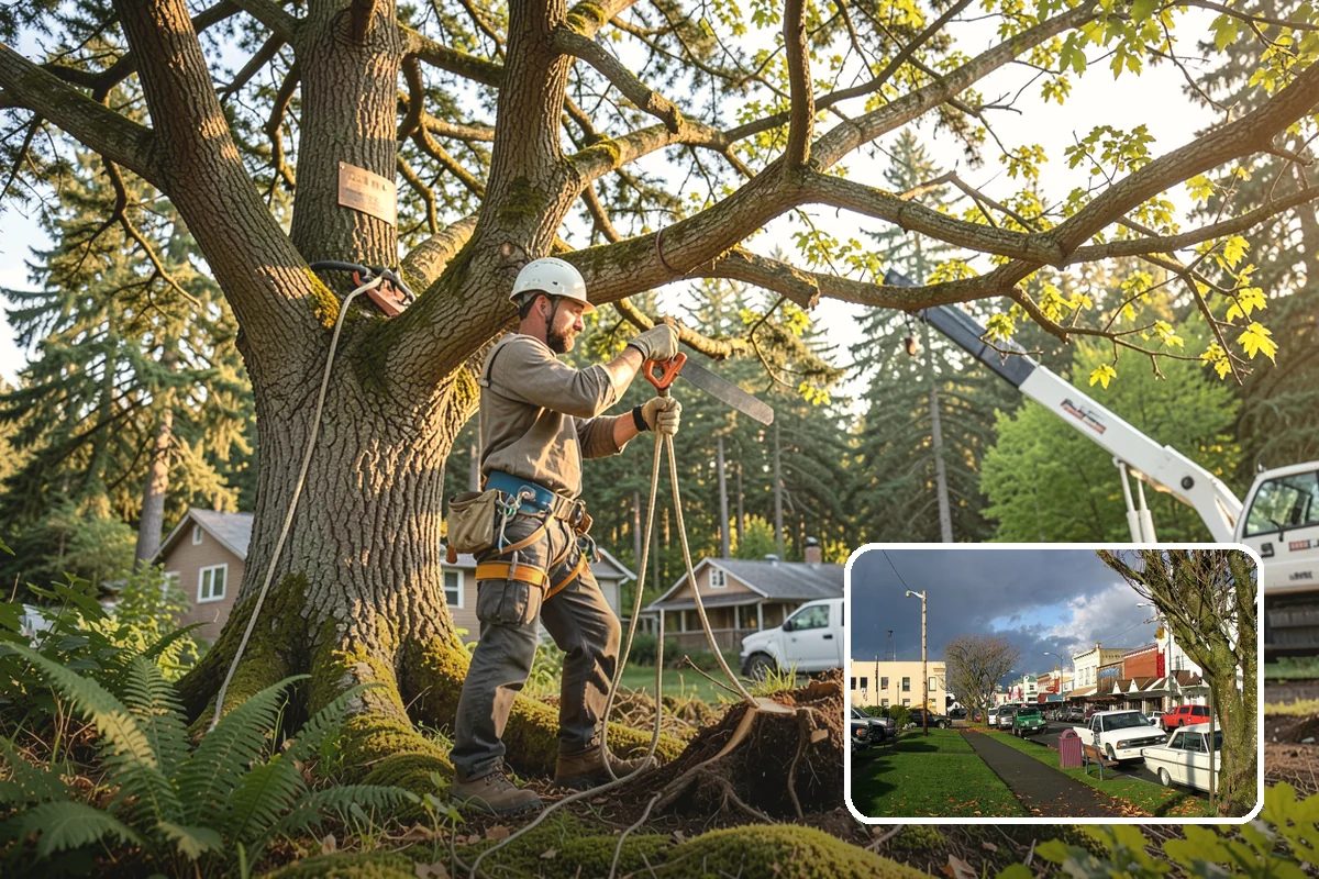Green waste hauling in Arlington, Snohomish County, WA - Turns removed wood and debris into usable products