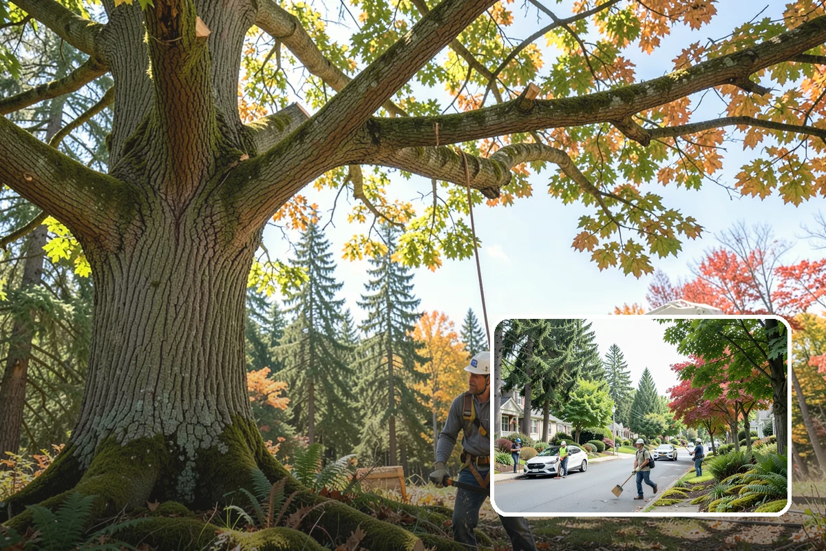 Green waste hauling in Beaux Arts Village, King County, WA - Turns removed wood and debris into usable products
