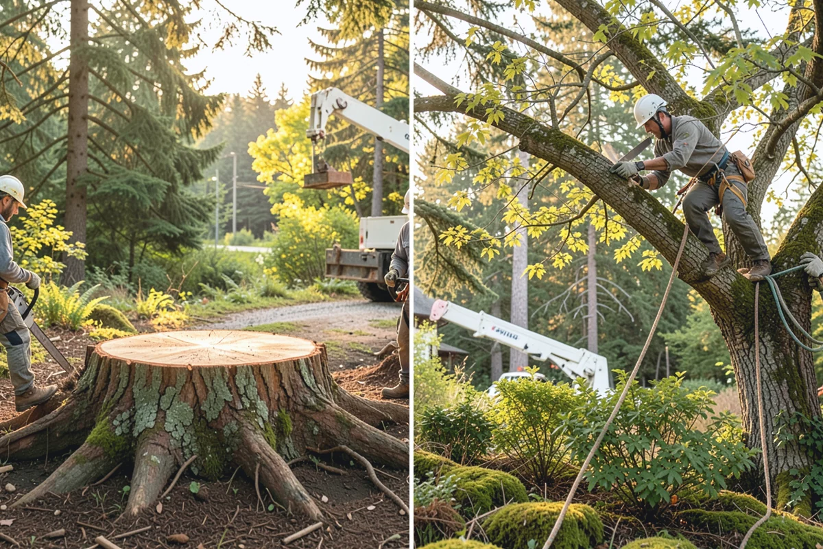 Green waste hauling in Bonney Lake, Pierce County, WA - Sort material by type and size