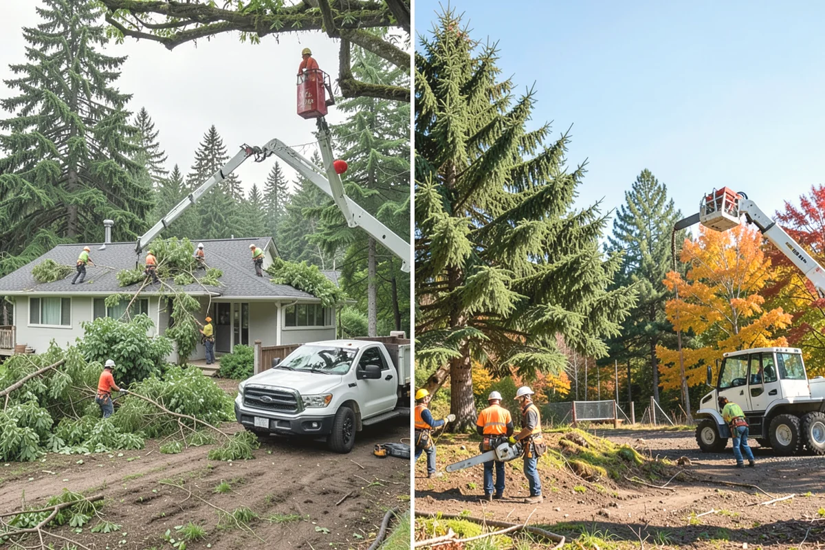 Green waste hauling in Covington, King County, WA - Sort material by type and size