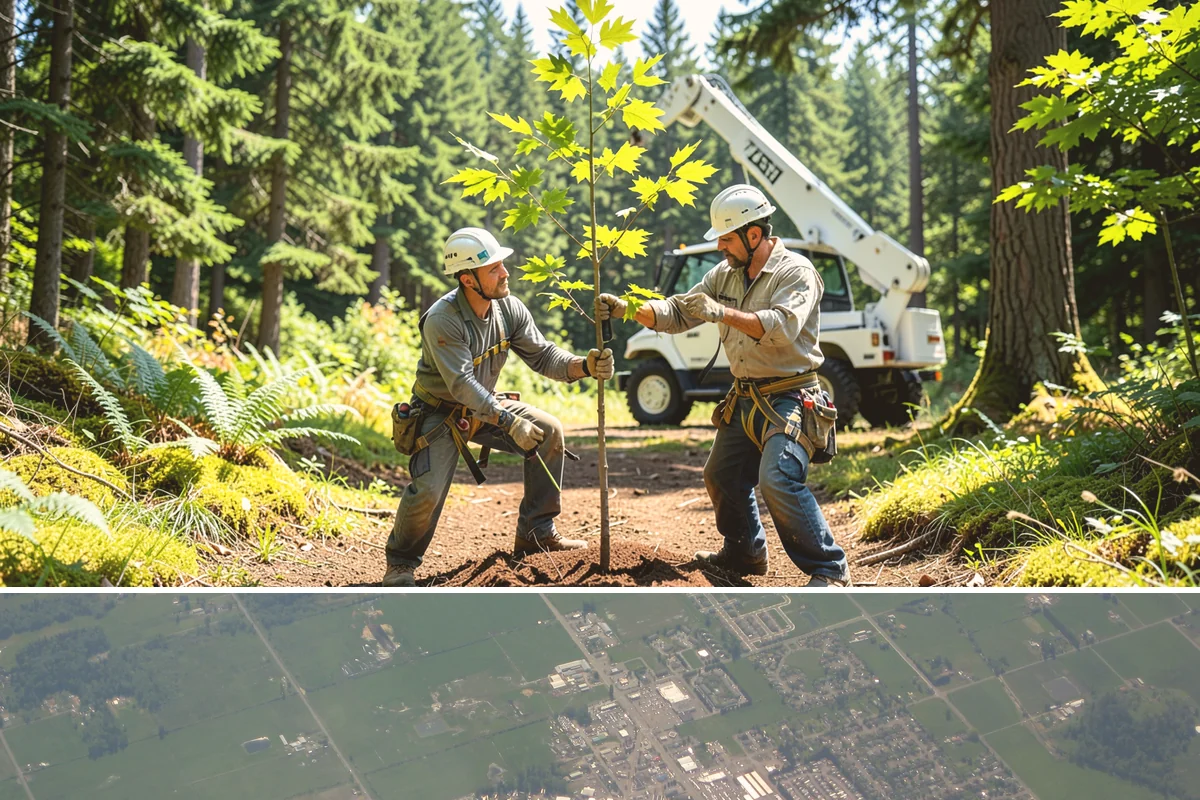 Green waste hauling in Enumclaw, King County, WA - This service is performed year-round to clear organic debris after tree work but may face challenges during wet seasons when high...