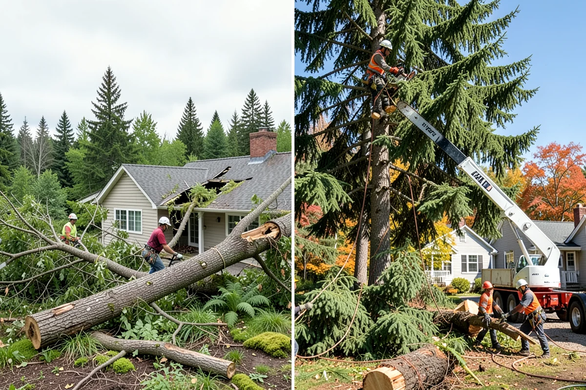 Green waste hauling in Gig Harbor, Pierce County, WA - Sort material by type and size