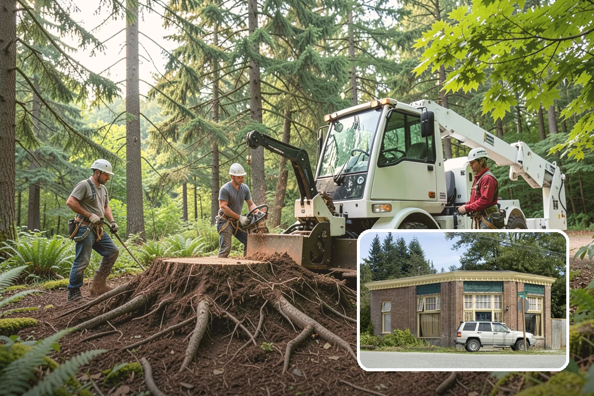 Green waste hauling in Hamilton, Skagit County, WA - Turns removed wood and debris into usable products