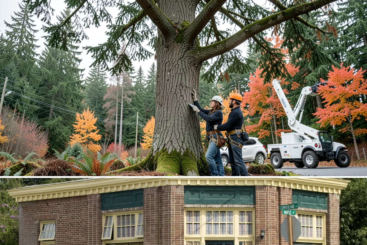 Green waste hauling in Hamilton, Skagit County, WA - This service is performed year-round to clear organic debris after tree work but may face challenges during wet seasons when high...