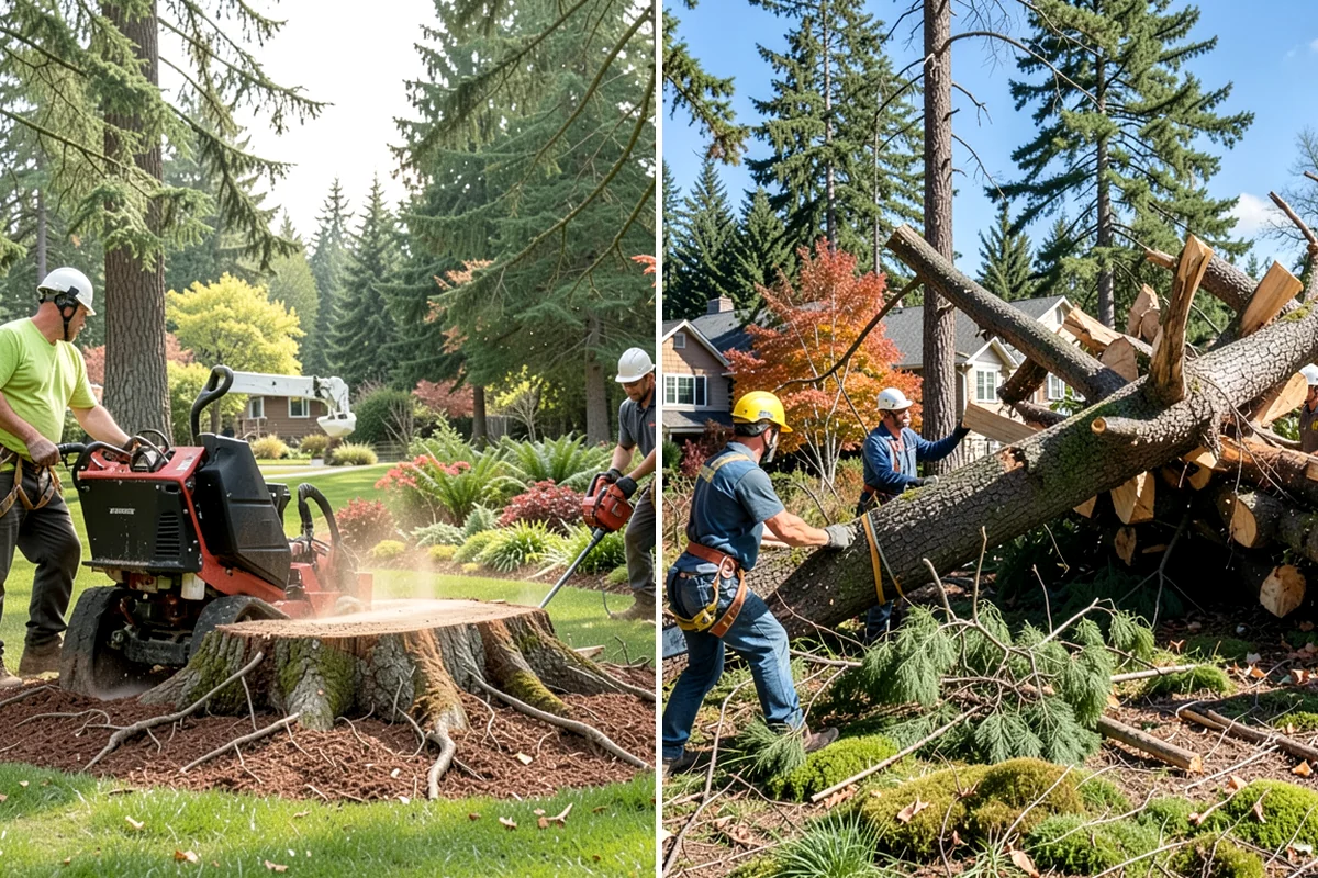 Green waste hauling in Hunts Point, King County, WA - Sort material by type and size
