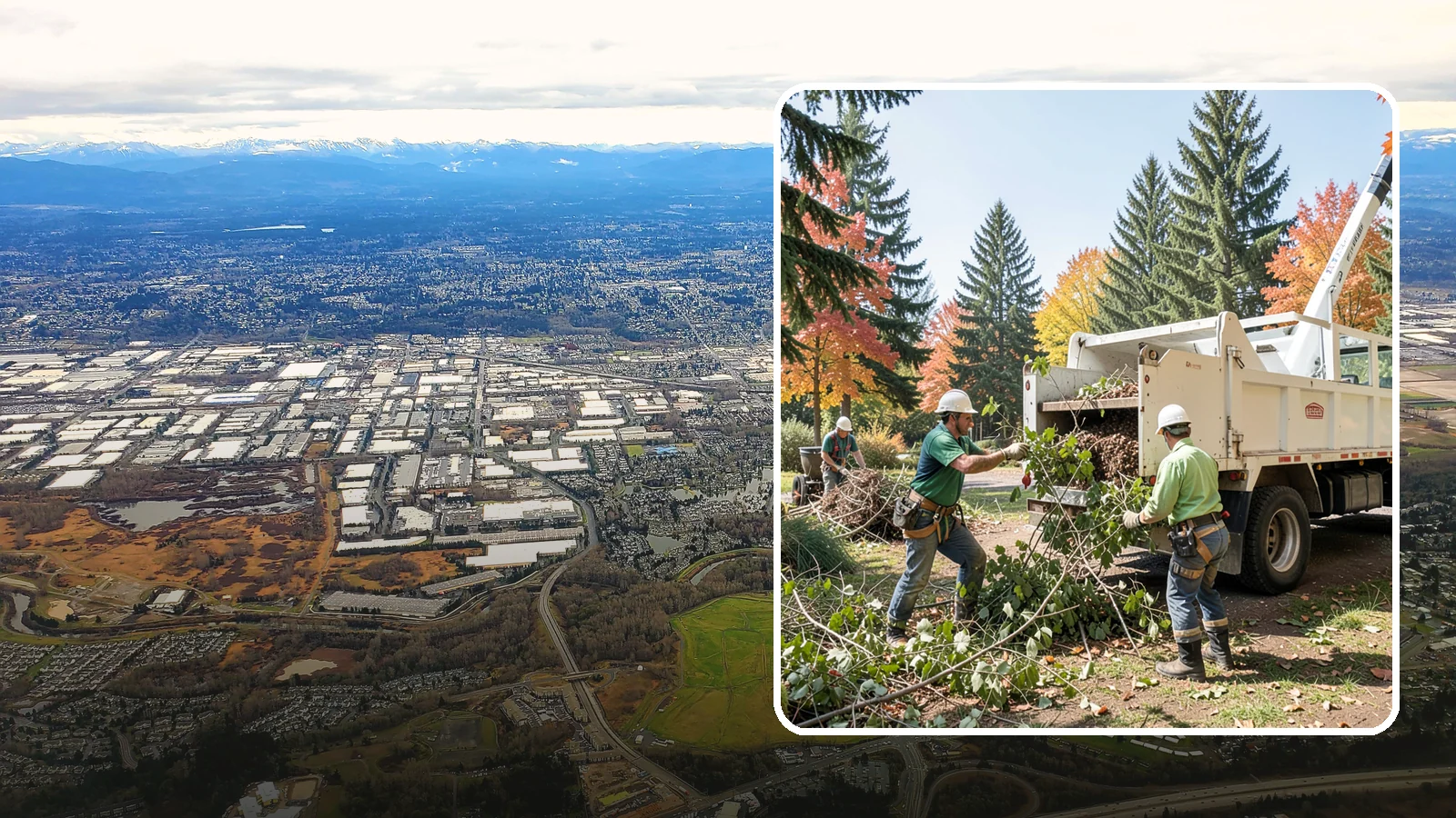 Green waste hauling in Kent, King County, WA - The removal and disposal of green waste.