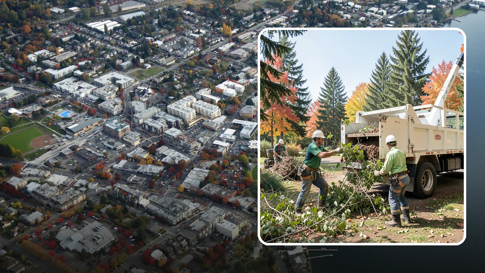 Green waste hauling in Kirkland, King County, WA - The removal and disposal of green waste.