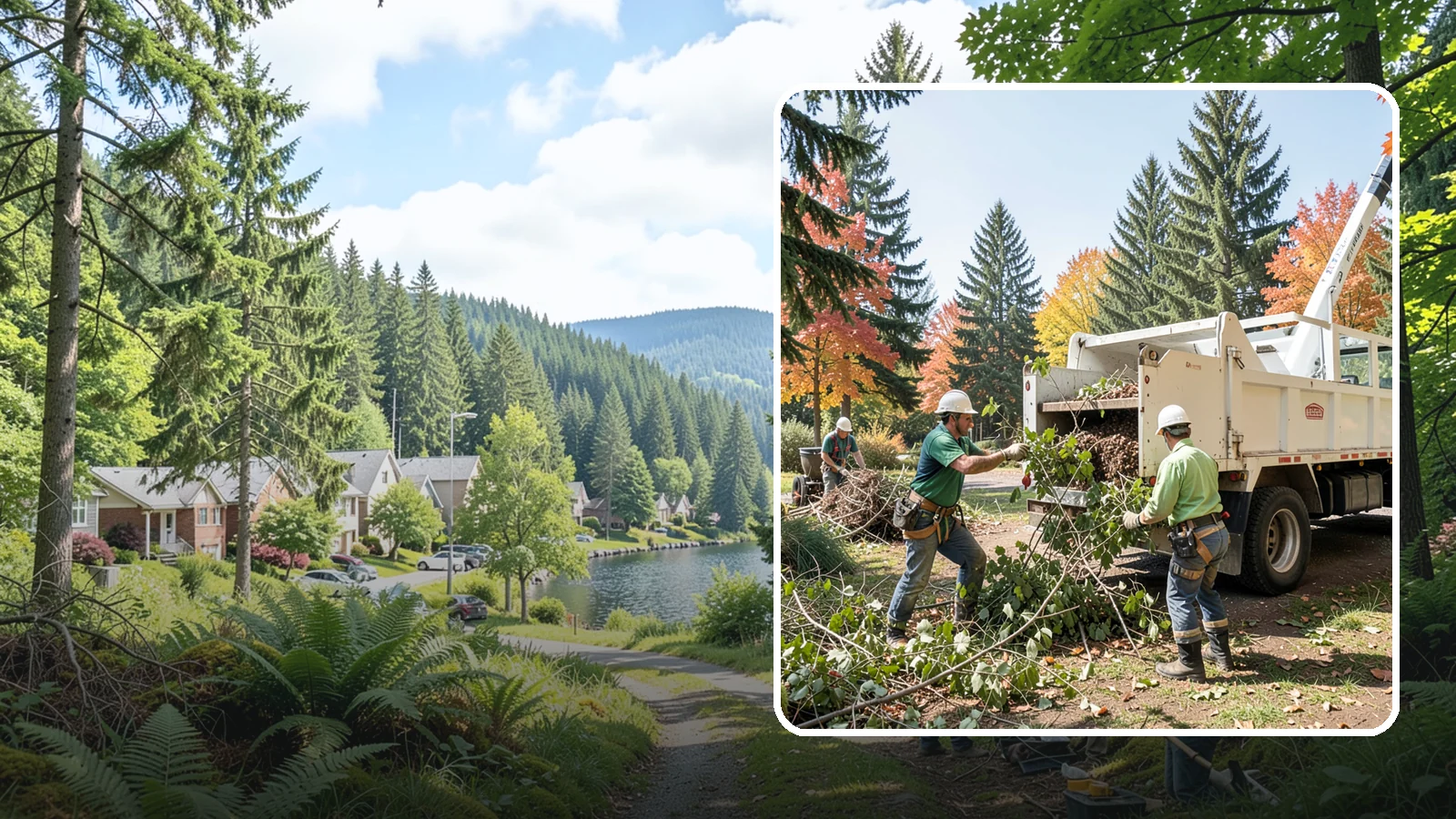 Green waste hauling in Lake Forest Park, King County, WA - The removal and disposal of green waste.