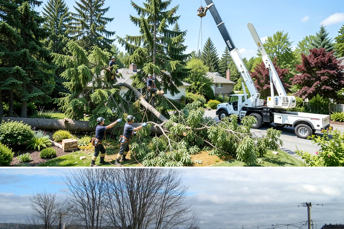 Green waste hauling in Langley, Island County, WA - This service is performed year-round to clear organic debris after tree work but may face challenges during wet seasons when high...