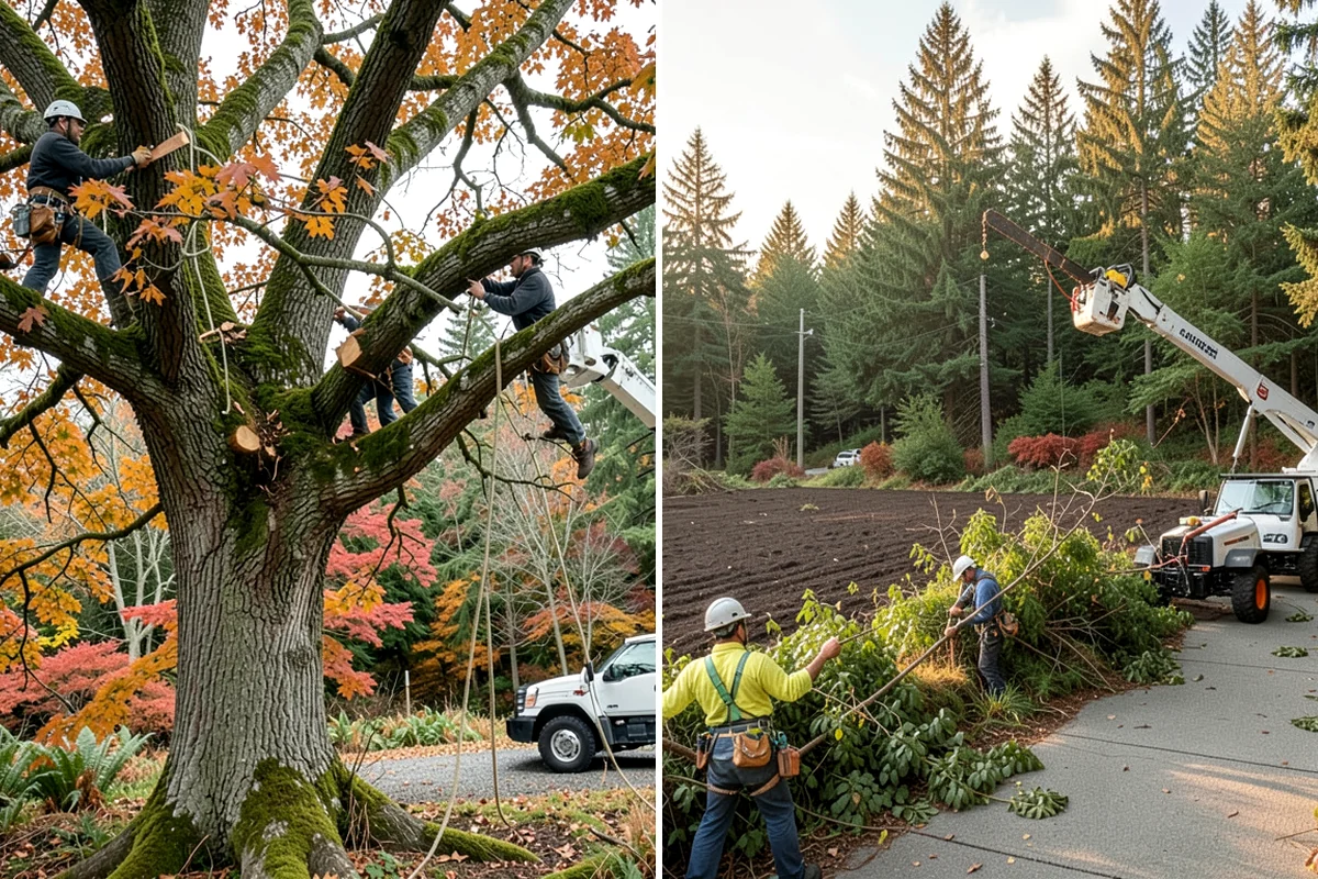 Green waste hauling in Maple Valley, King County, WA - Sort material by type and size