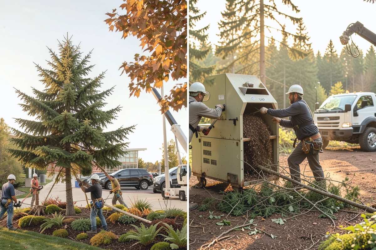 Green waste hauling in Marysville, Snohomish County, WA - Sort material by type and size